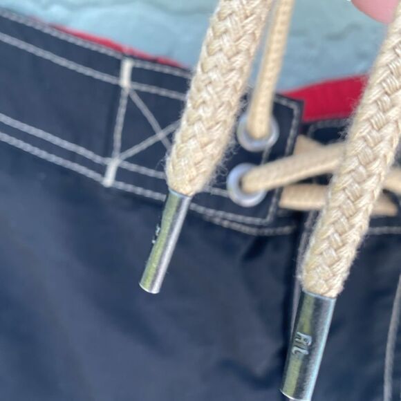 Polo Ralph Lauren Board Shorts Swim Trunks Sz L Black - Picture 8 of 12